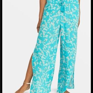 ROXY Floral Blue Women's Pants